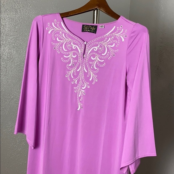 New Bob Mackie #225 Embellished Maxi Dress - Picture 2 of 8